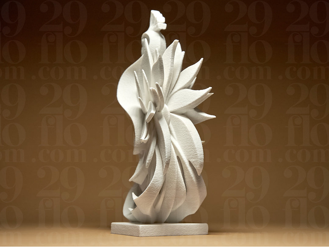 Elegante statua di Pavone