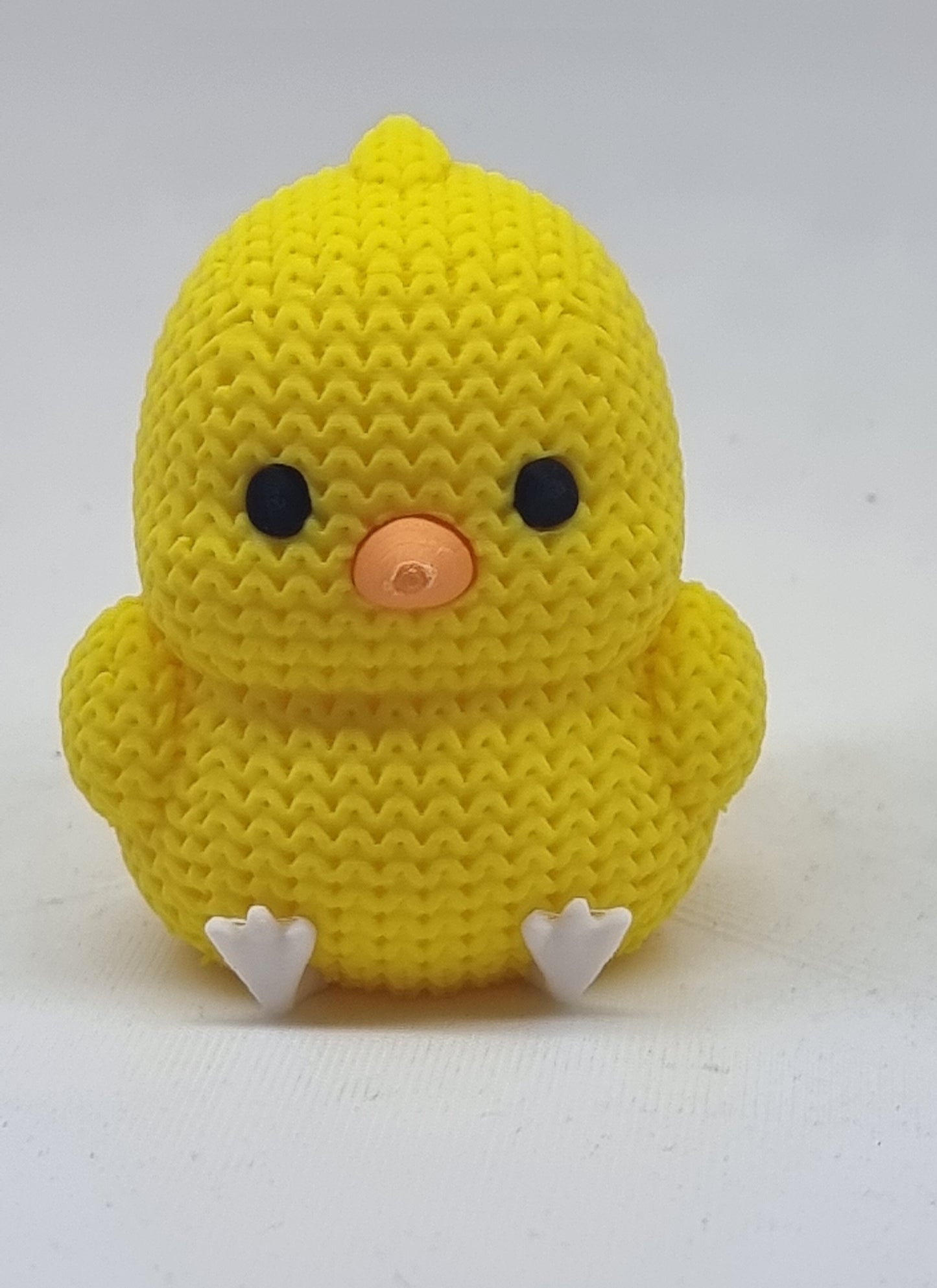 Pulcino trama ad uncinetto